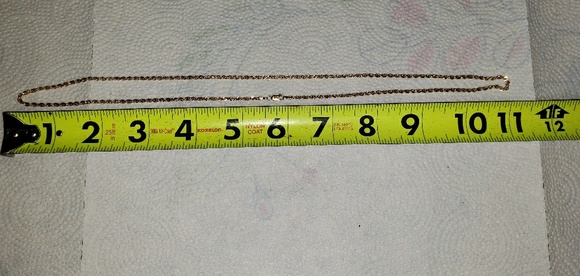 14k hollow gold chain - Picture 4 of 6